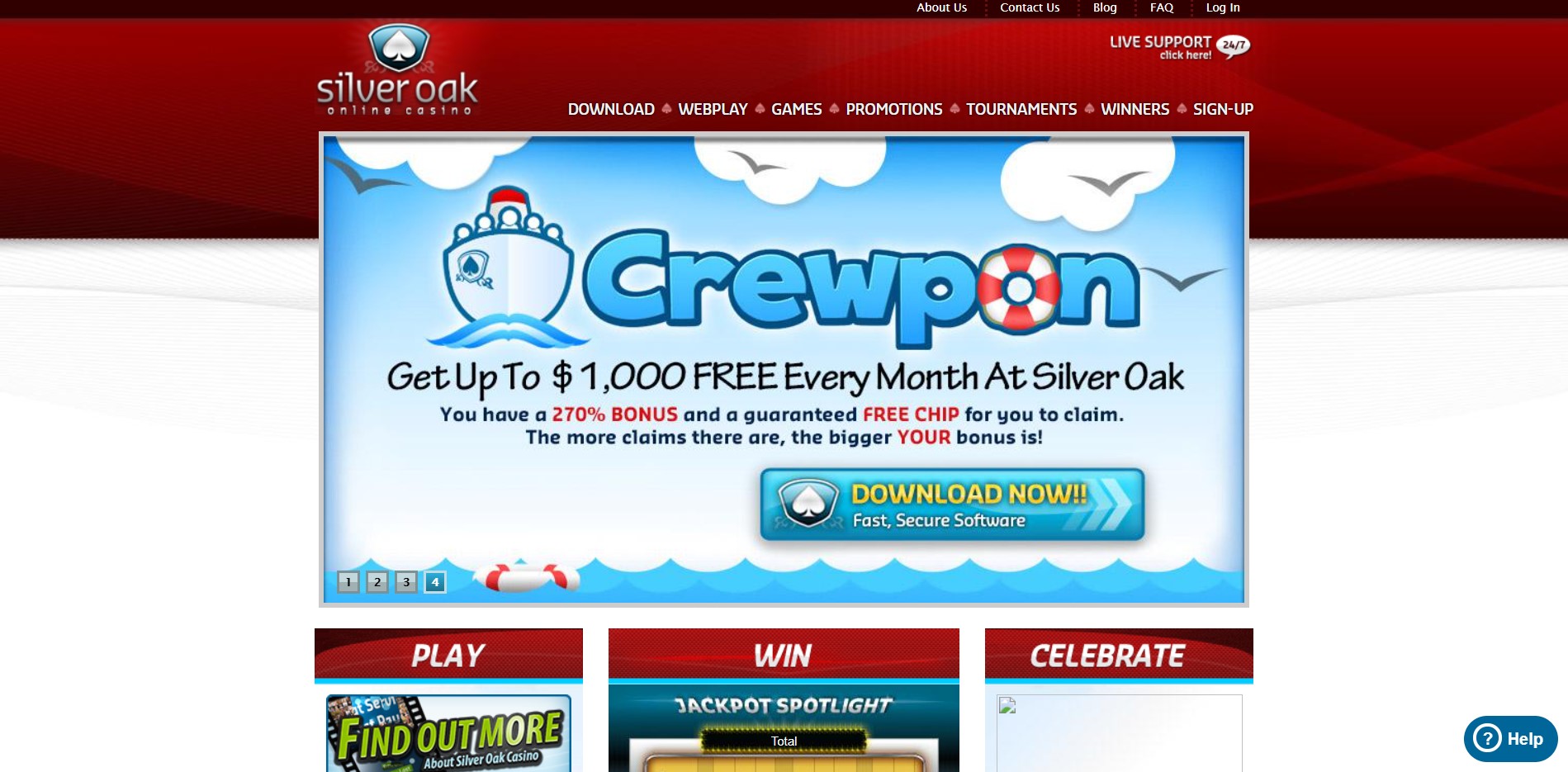 Silver Oak Casino Crewpon