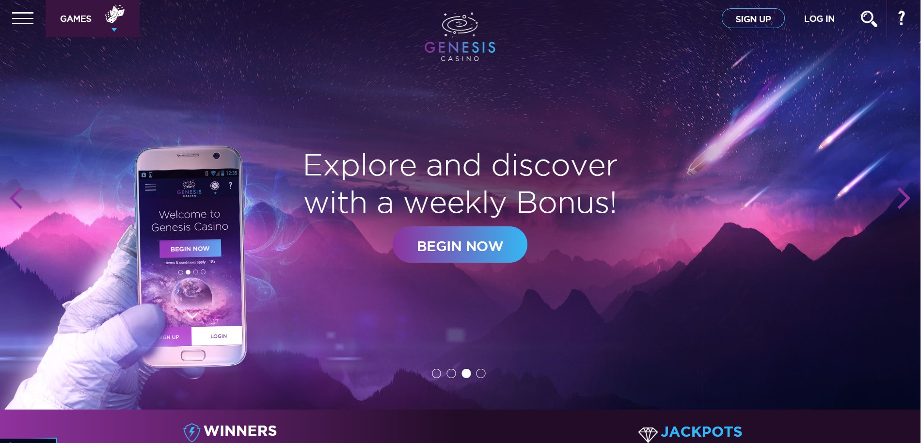 Genesis Casino Weekly Bonus