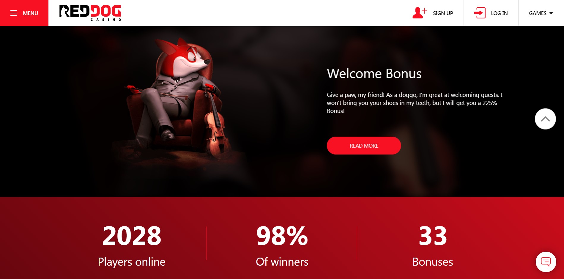 Red Dog Casino Welcome Bonus