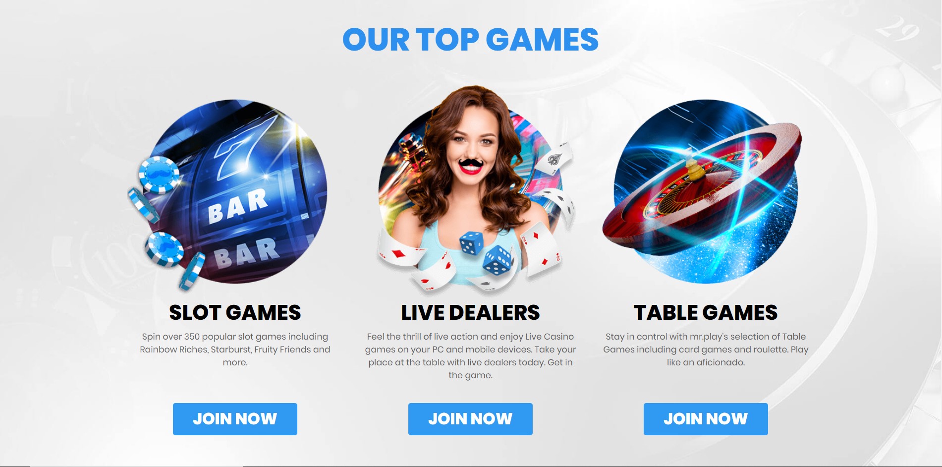 Mr Play Casino Top Games