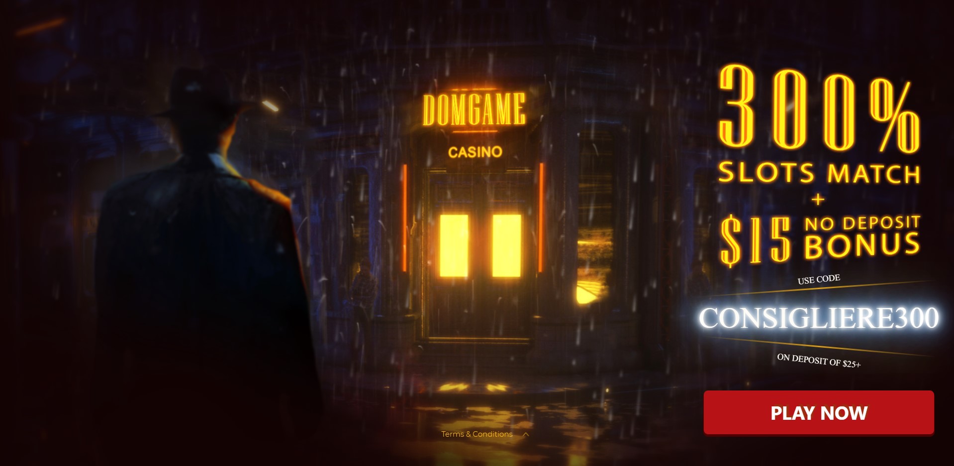 Domgame casino Welcome Offer