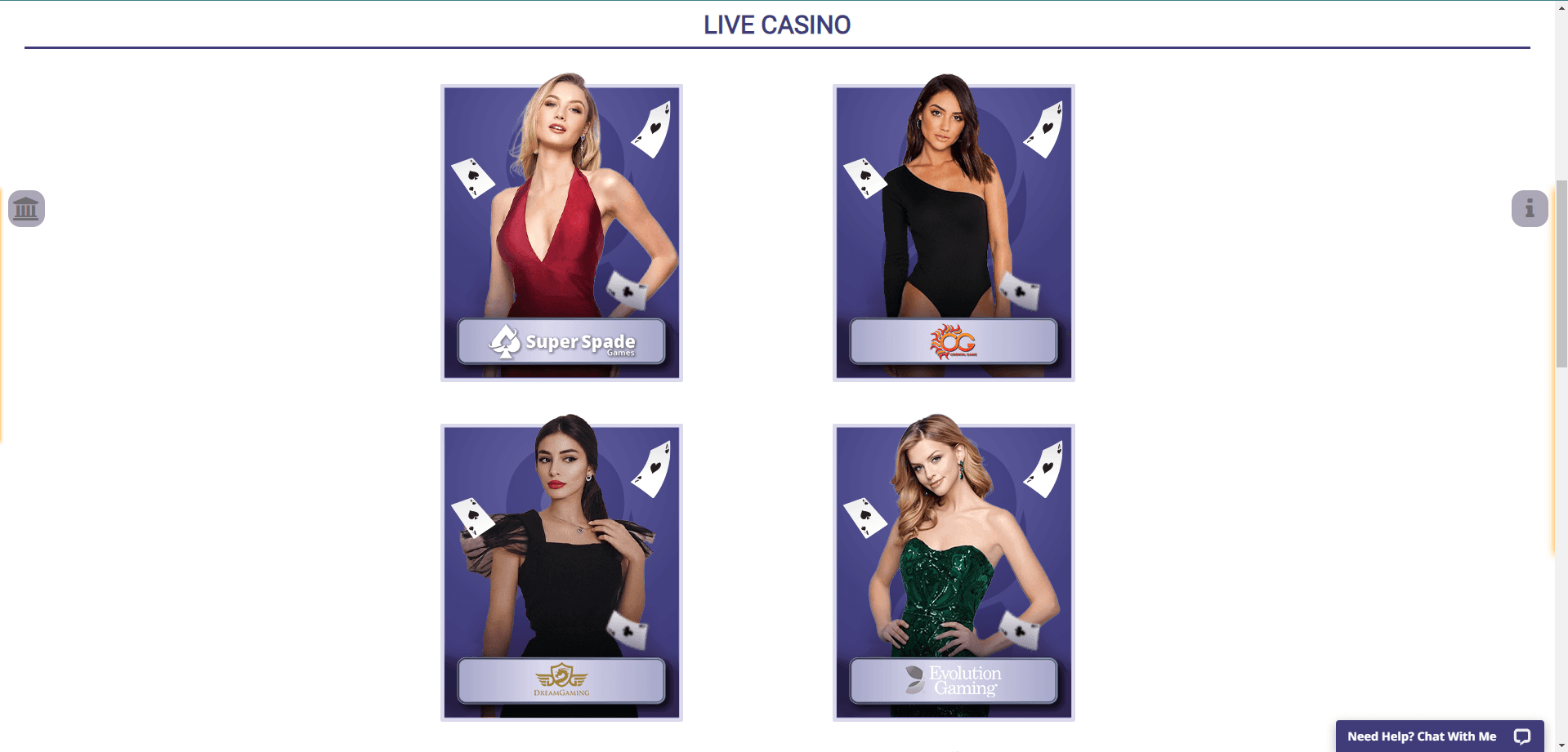 96ace live casino